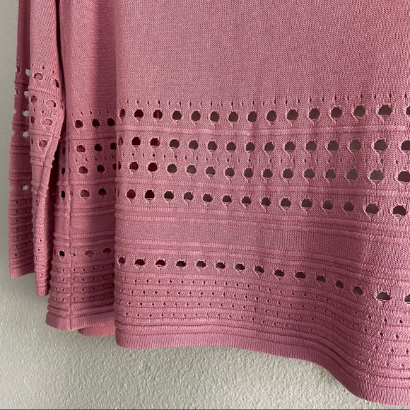 Cyrus Open Cardigan Dusty Pink Size Small - Picture 6 of 8